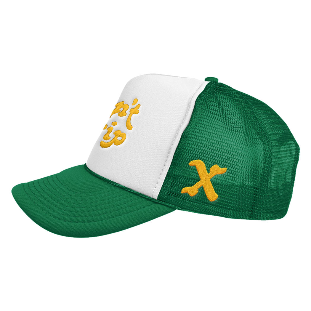 – x Embroidered Party Shirt Free & Hat Trucker F&E Trip Don\'t Easy