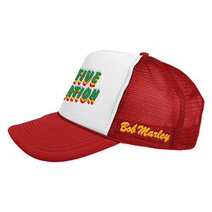 F&E x Bob Marley Positive Vibration Trucker Hat