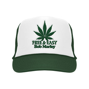 F&E x Bob Marley Ganja Trucker Hat