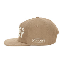 Load image into Gallery viewer, F&amp;E x Carver Corduroy Snapback Hat
