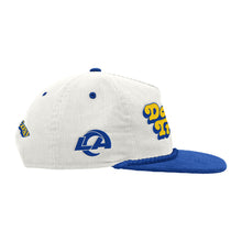 Load image into Gallery viewer, F&amp;E x LA Rams Don&#39;t Trip New Era Corduroy Hat
