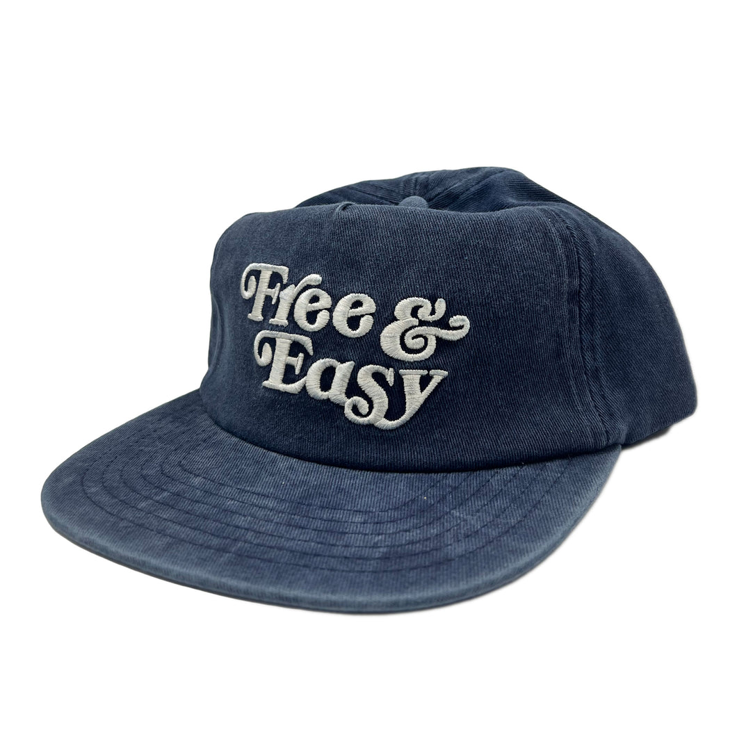 Free & Easy Washed 5 Panel Strapback