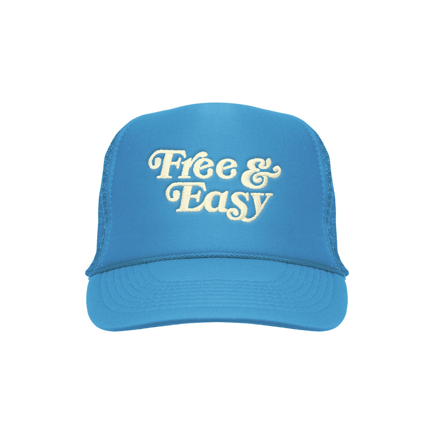 Free & Easy Kids Embroidered Trucker Hat