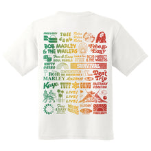 Load image into Gallery viewer, F&amp;E x Bob Marley Logos Kids SS Tee
