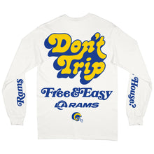 Load image into Gallery viewer, F&amp;E x LA Rams Don&#39;t Trip LS Tee
