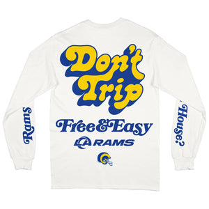 F&E x LA Rams Don't Trip LS Tee