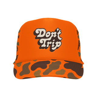 Don't Trip Embroidered Trucker Hat