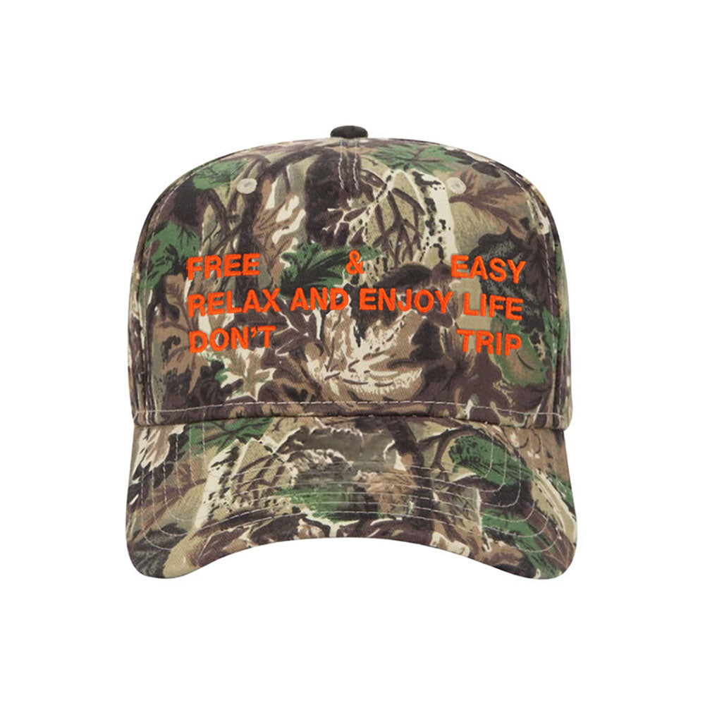 Trifecta Realfree Camo 5 Panel Strapback Hat