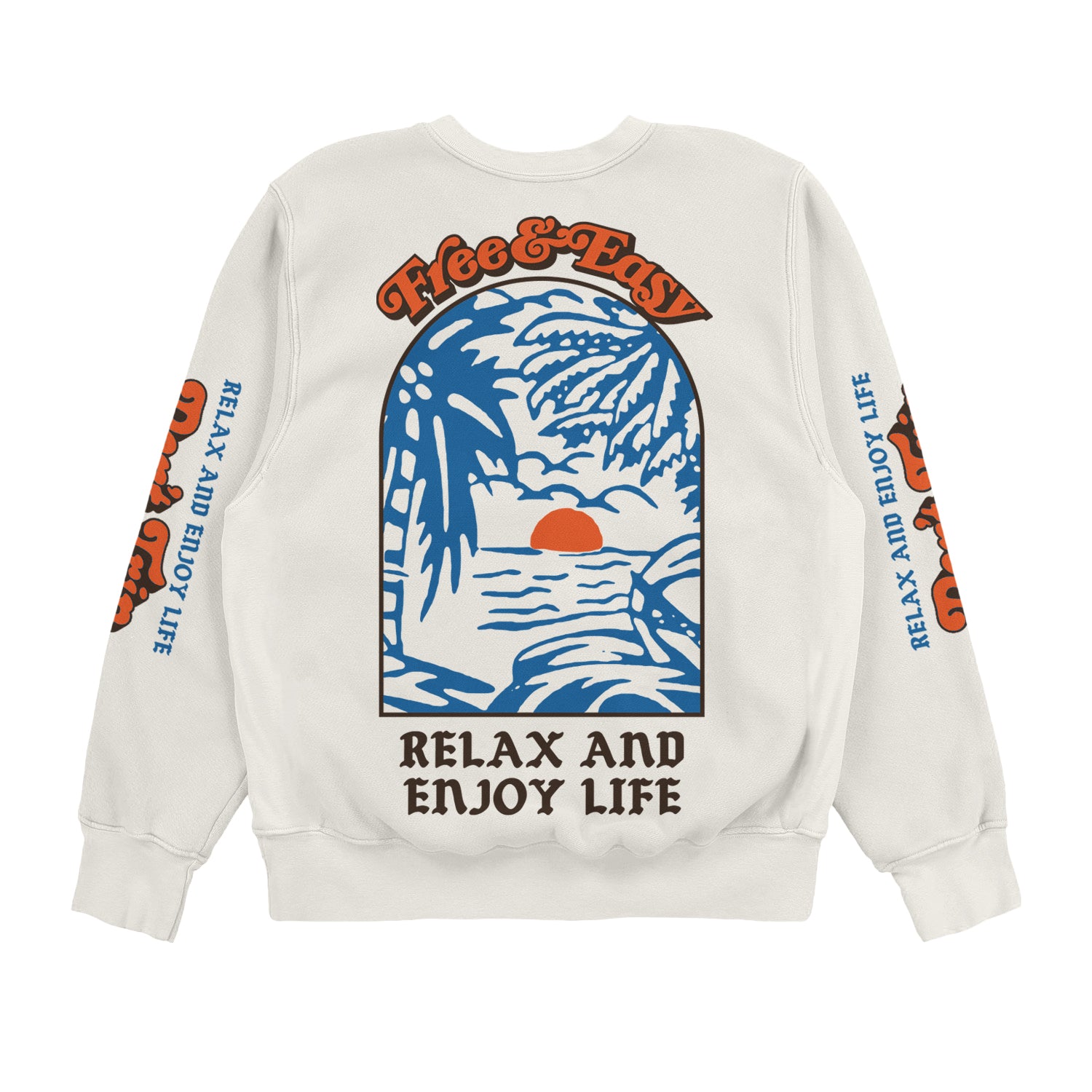 Sweatshirt & – Easy Paradise Fleece Free Heavy