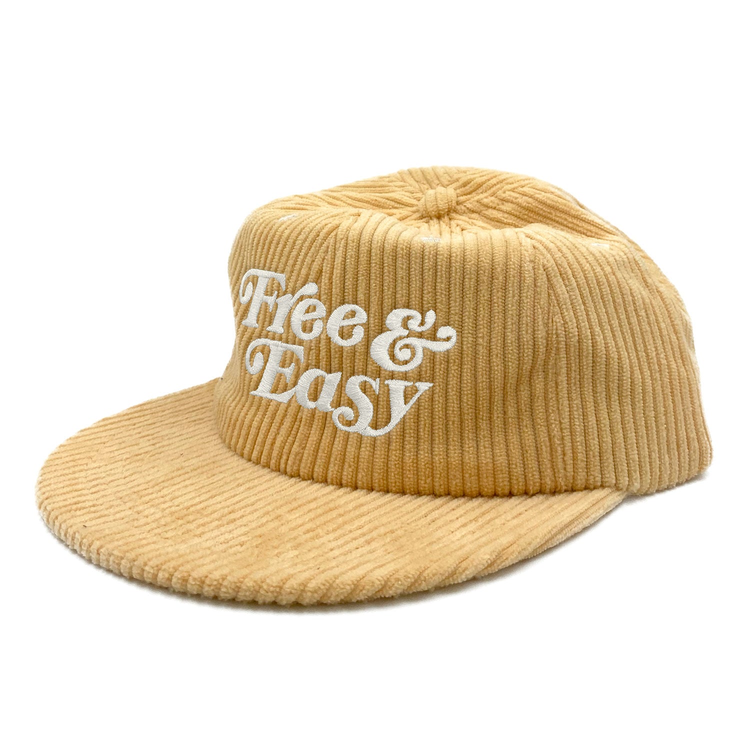 Free & Easy Fat Corduroy Snapback Hat